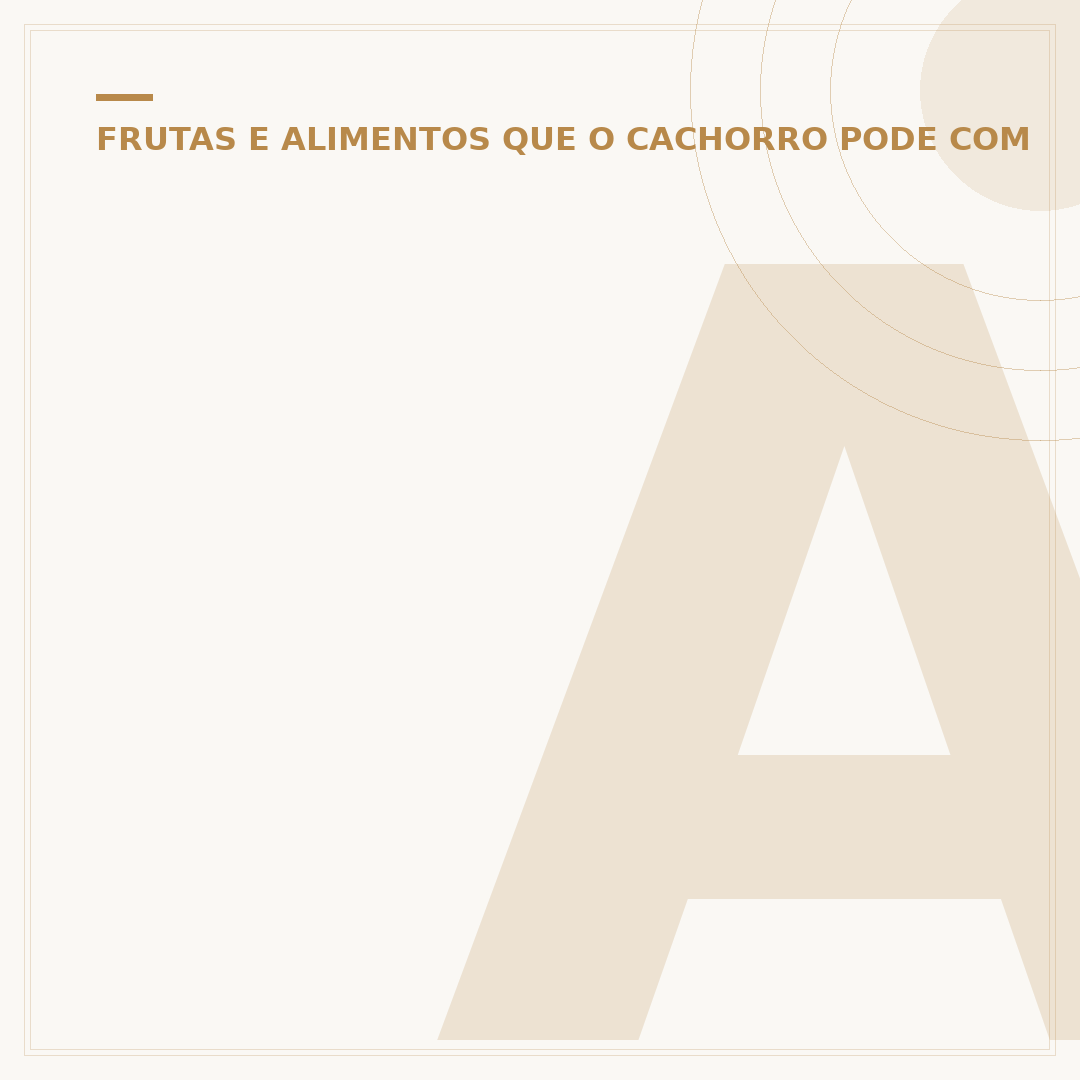 Alimentos naturais para cães