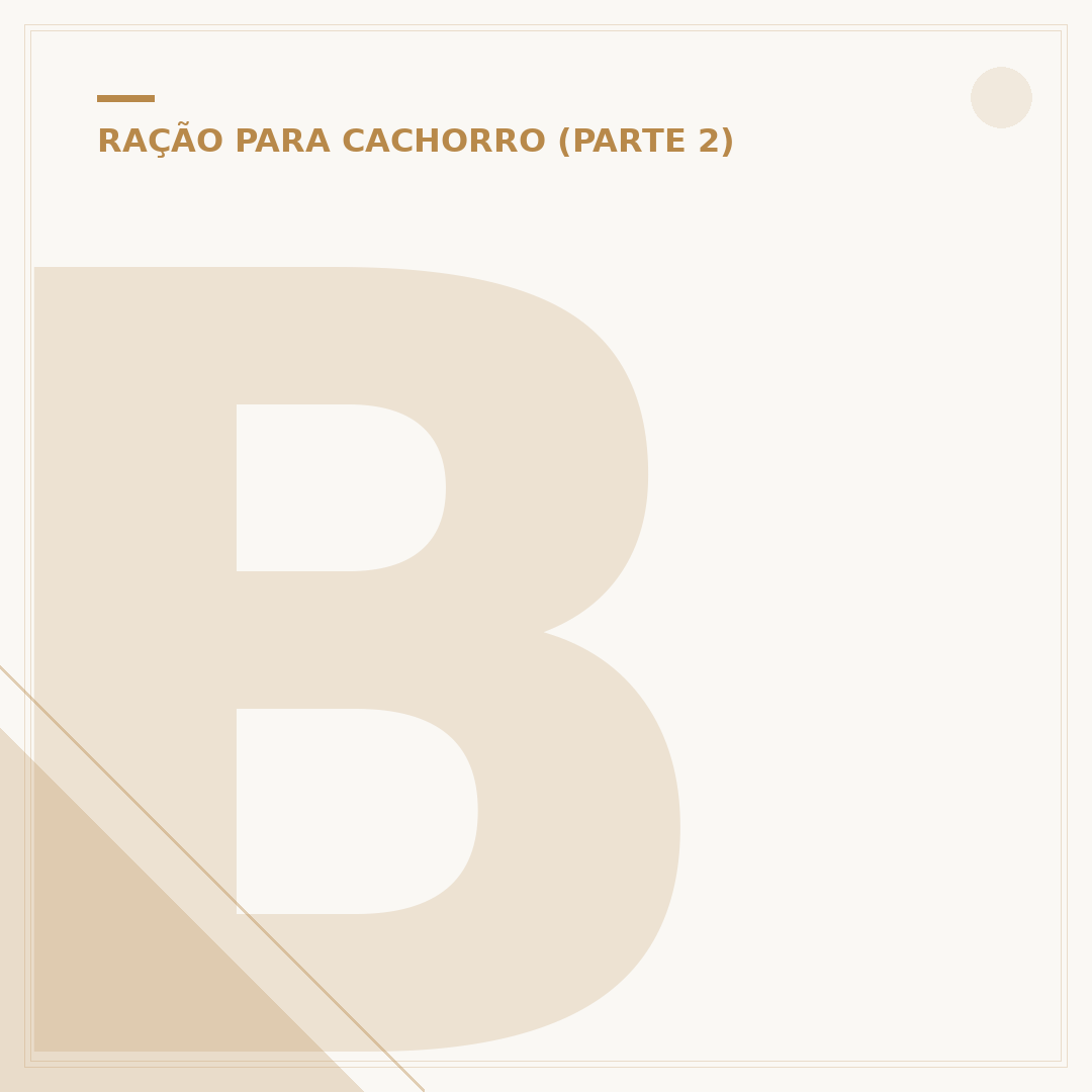 Bicho na ração de cachorro: o que fazer?