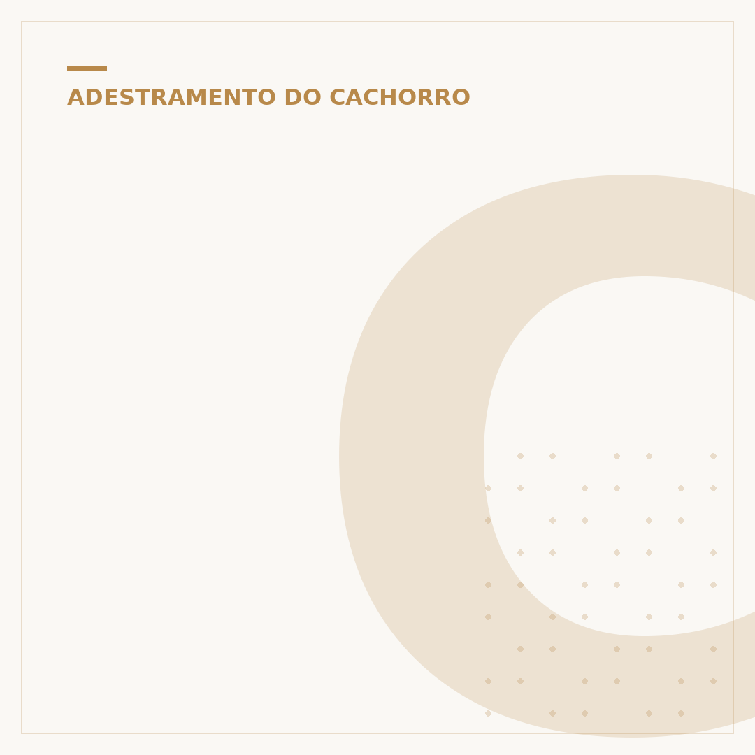 Como treinar um cachorro filhote