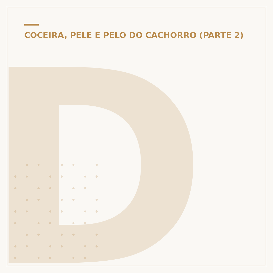 Dermatite atópica canina: tratamento caseiro e cuidados