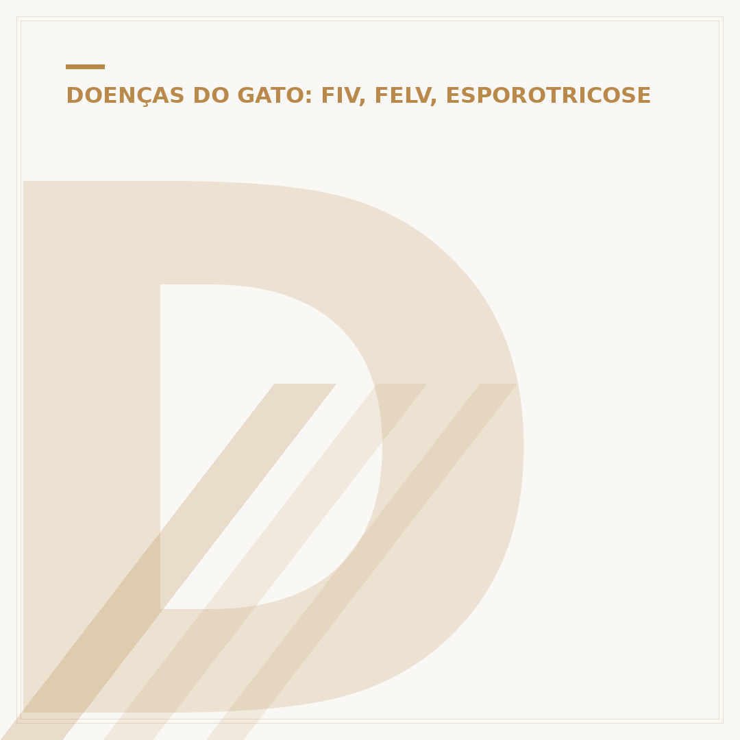 Doença de gato: FIV e FeLV