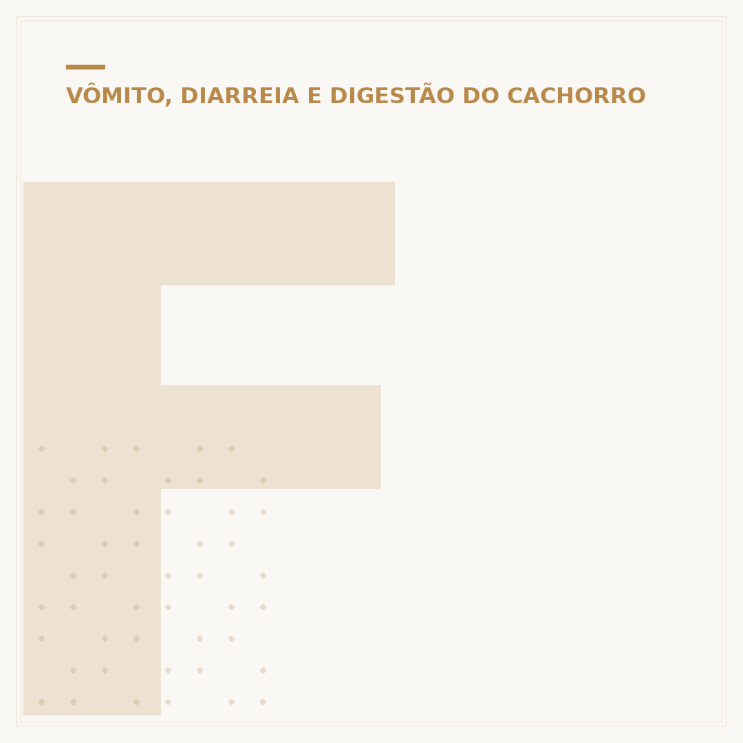 Feridas na barriga do cachorro