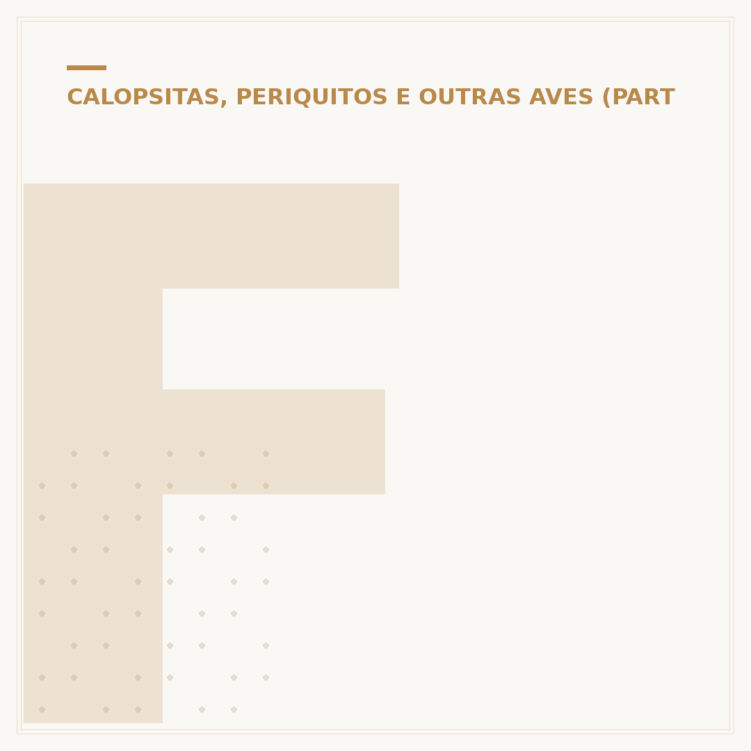 Frutas que a calopsita pode comer