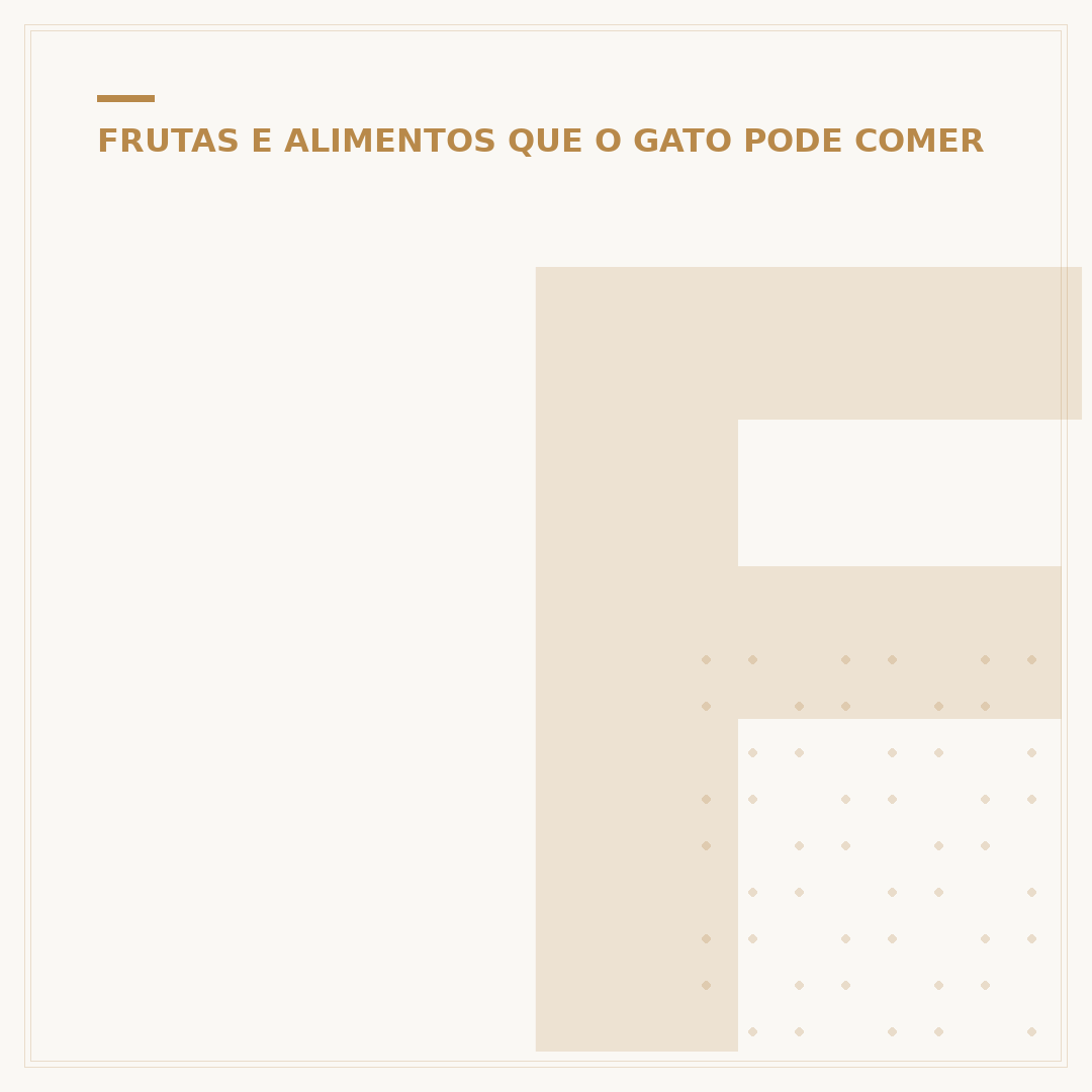 Frutas que gatos podem comer