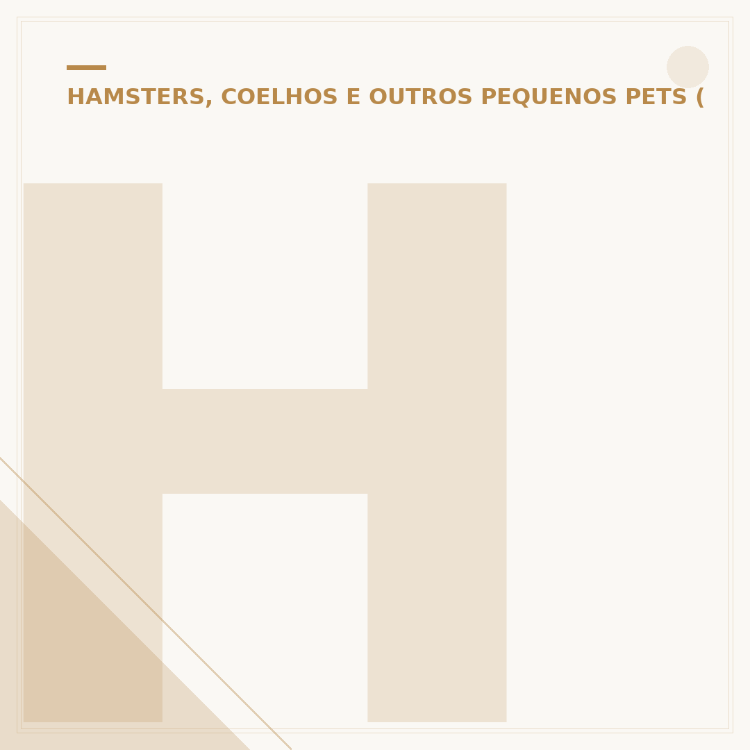 Hamster tem doença: sinais, causas e como cuidar