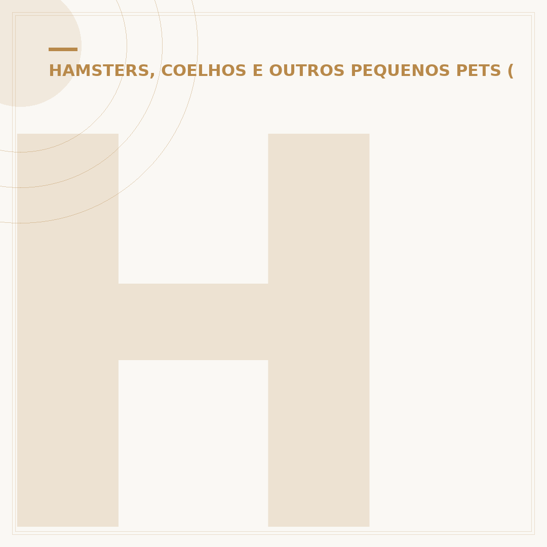 Hamster tem osso? Entenda a anatomia do pequeno roedor