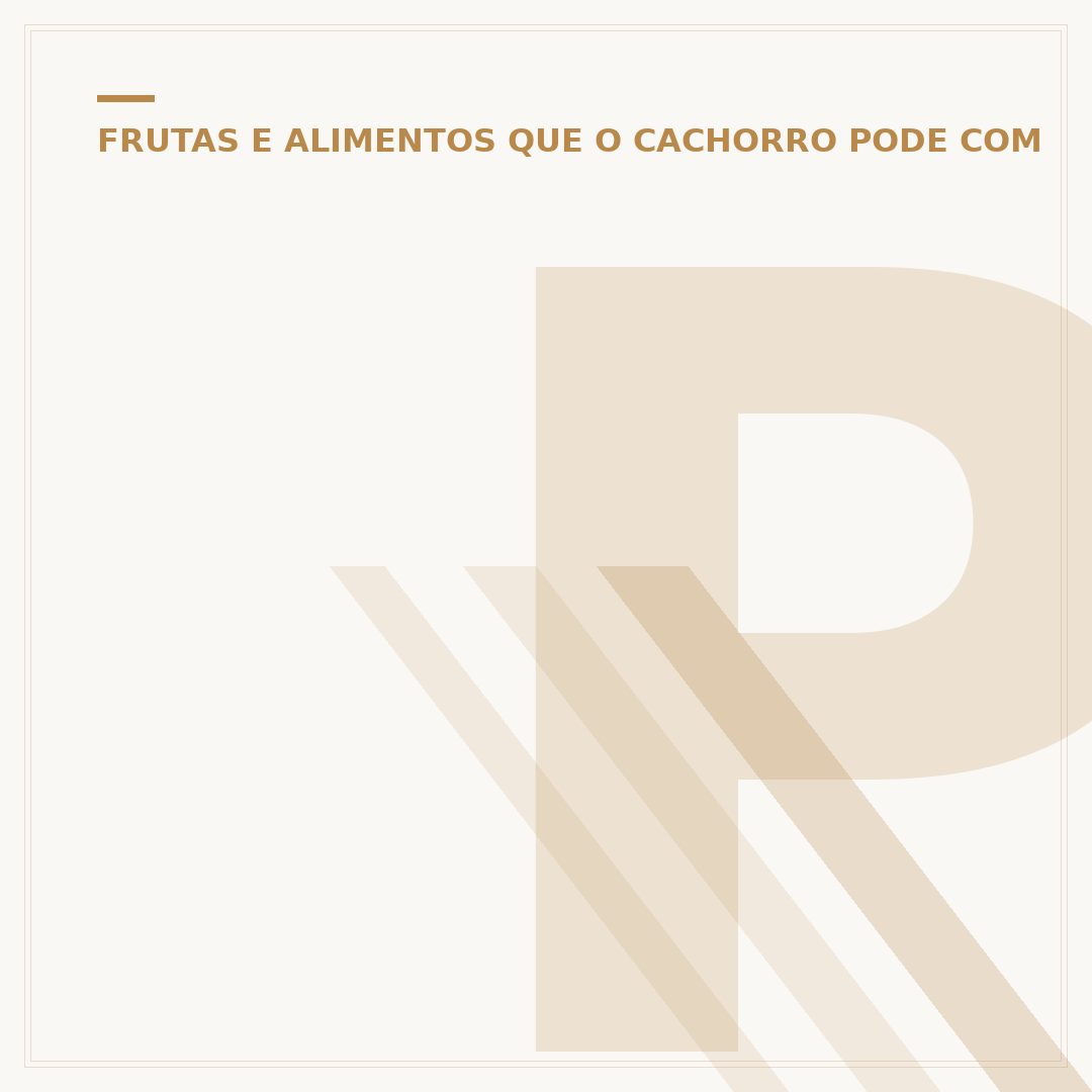 Pode dar maçã para cachorro filhote?