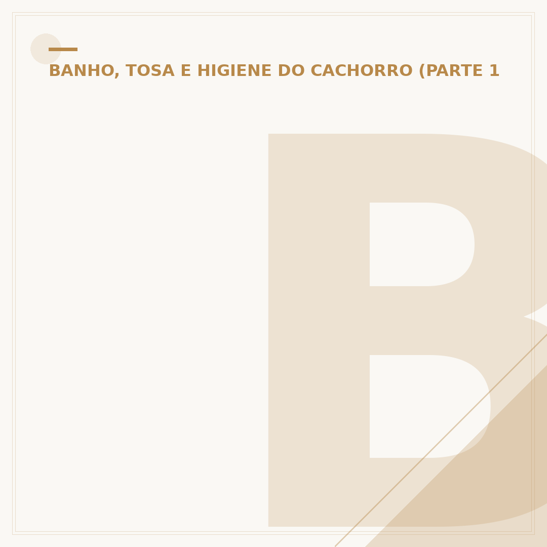 Banho e tosa para meu pet