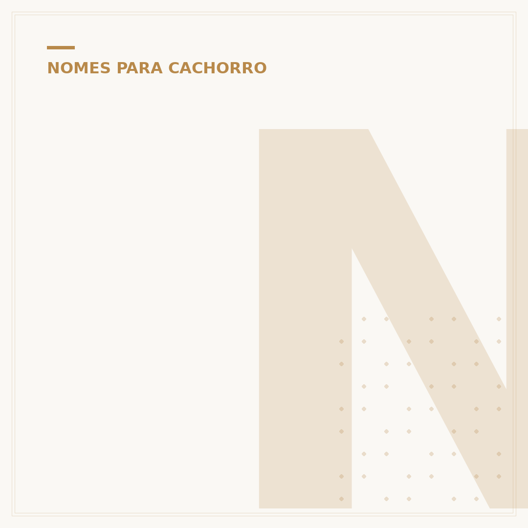 Nomes de cachorro masculino chique: sugestões para seu pet