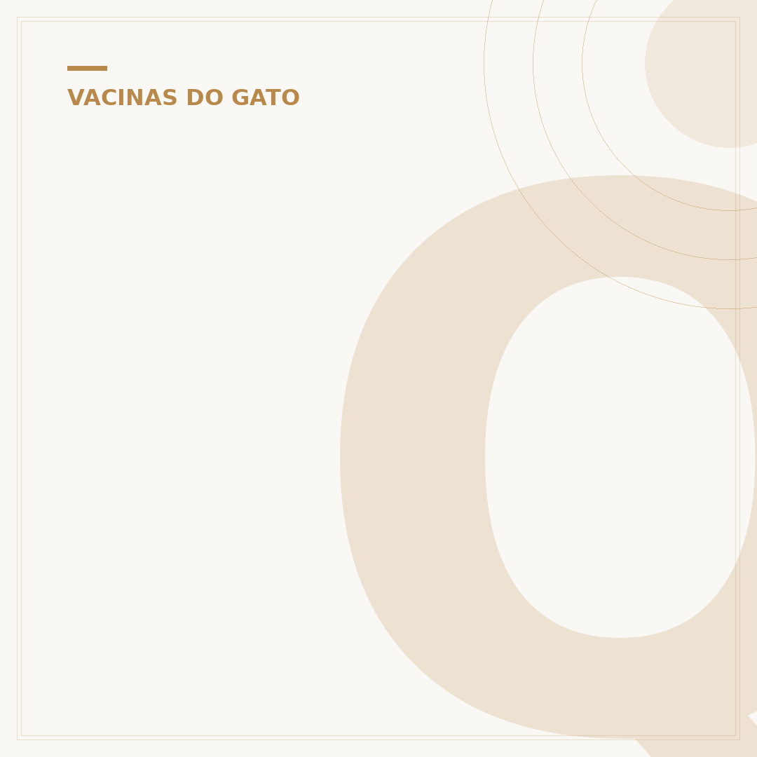 Quantas vacinas o gato tem que tomar para ter saúde?