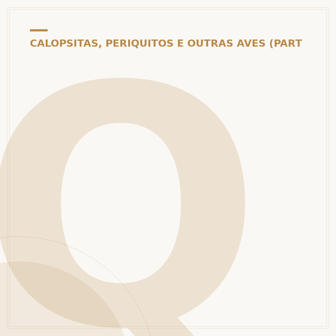 Quanto tempo uma calopsita vive?
