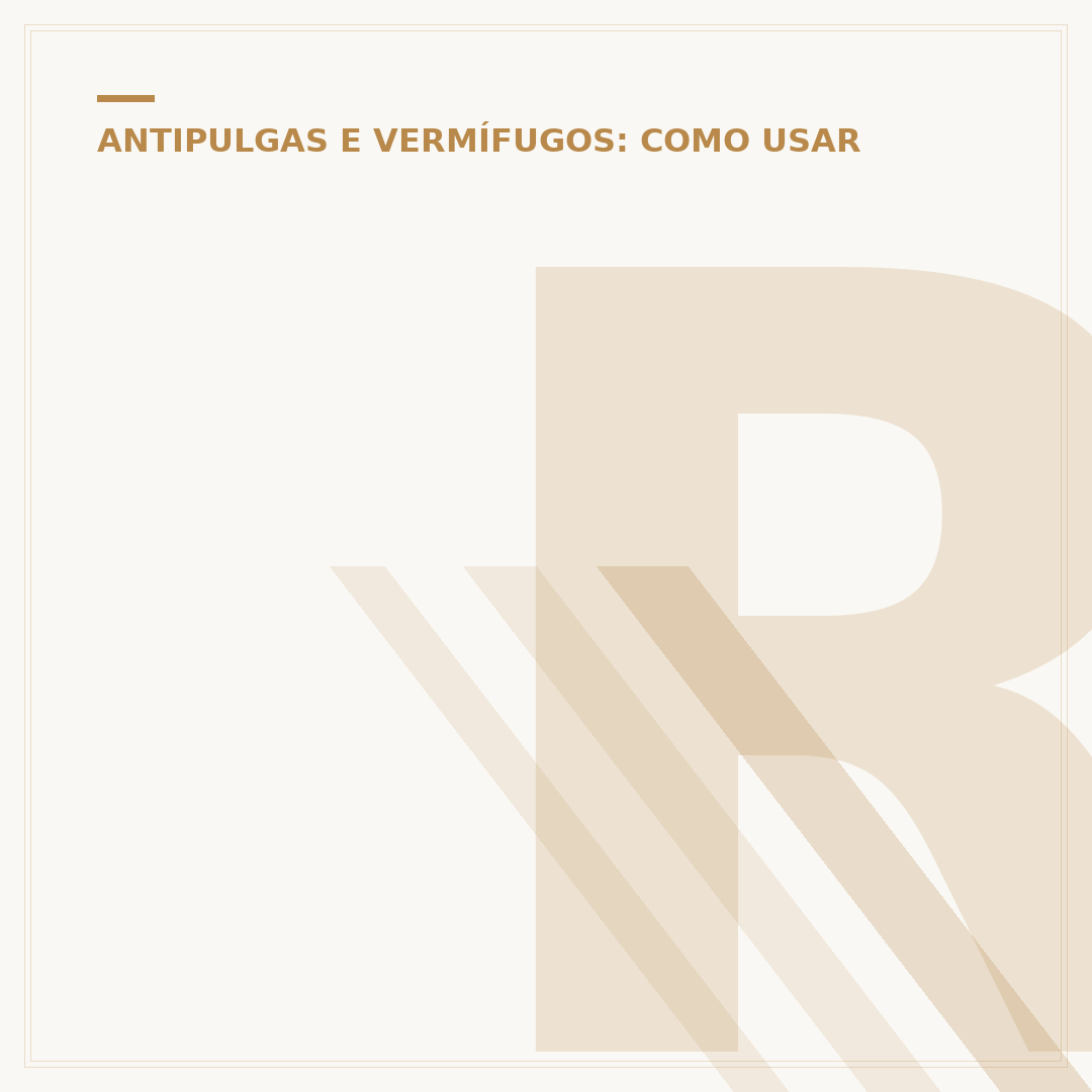 Remédio antipulgas para cachorro