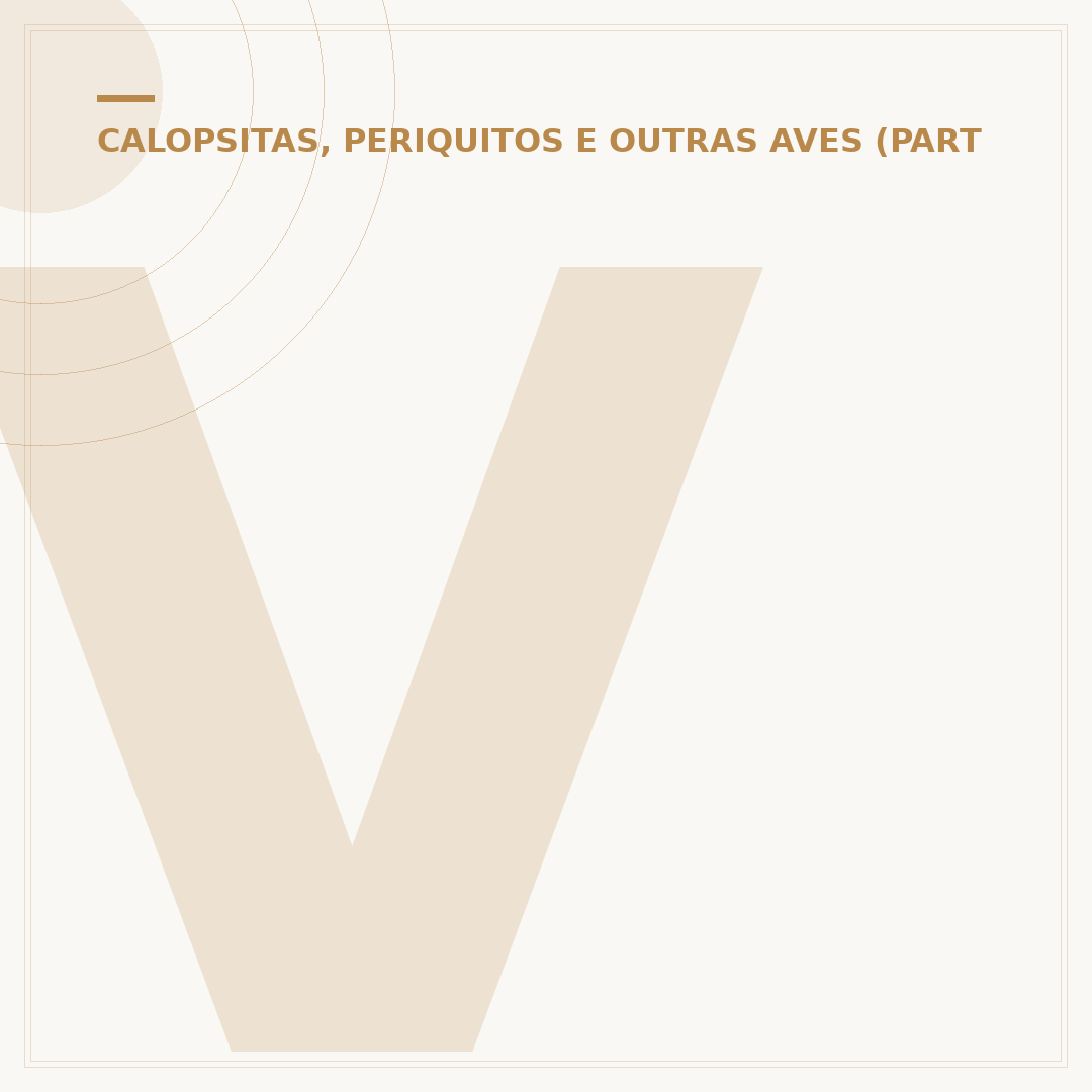 Viveiro para papagaio