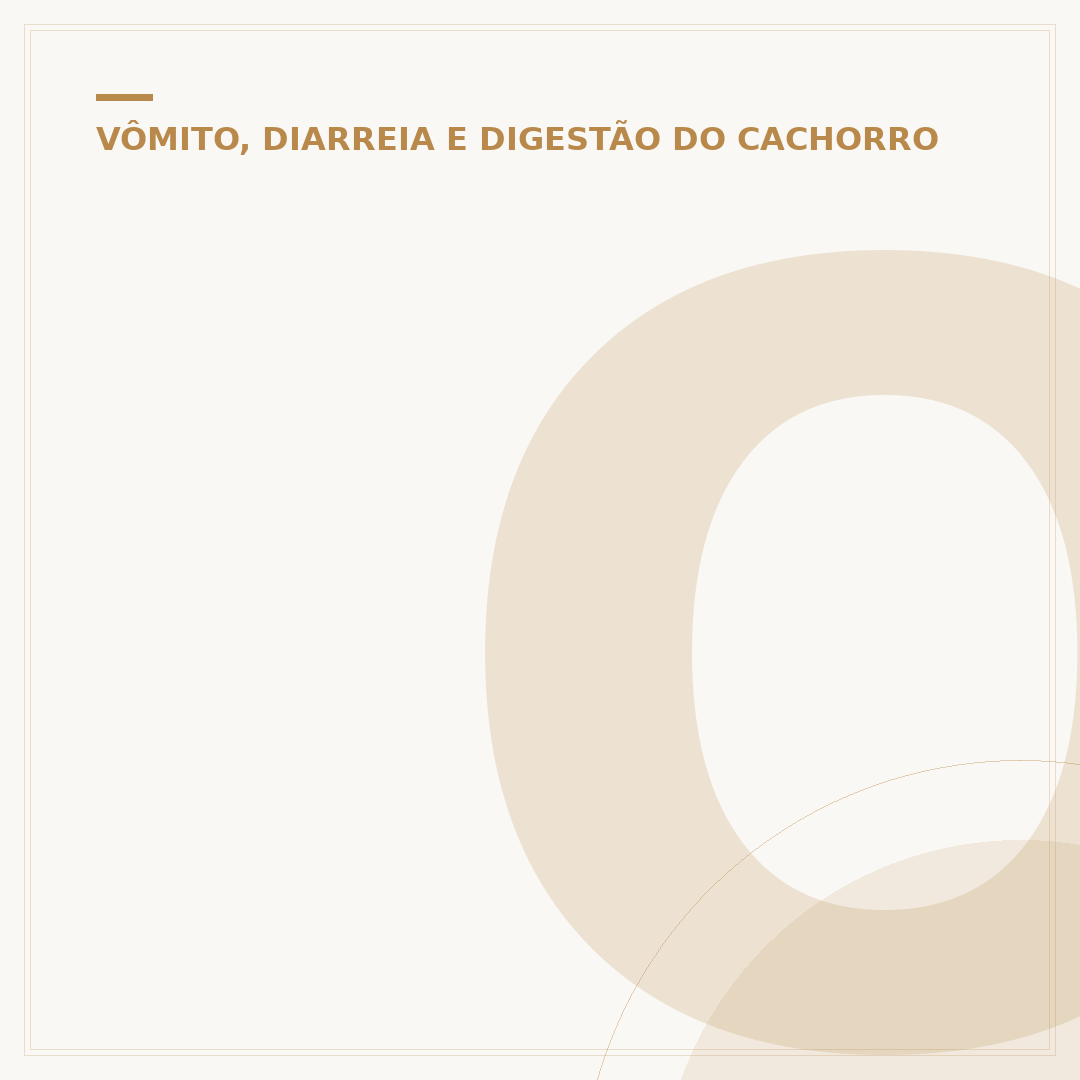 O que é bom para vômito de cachorro: causas e cuidados