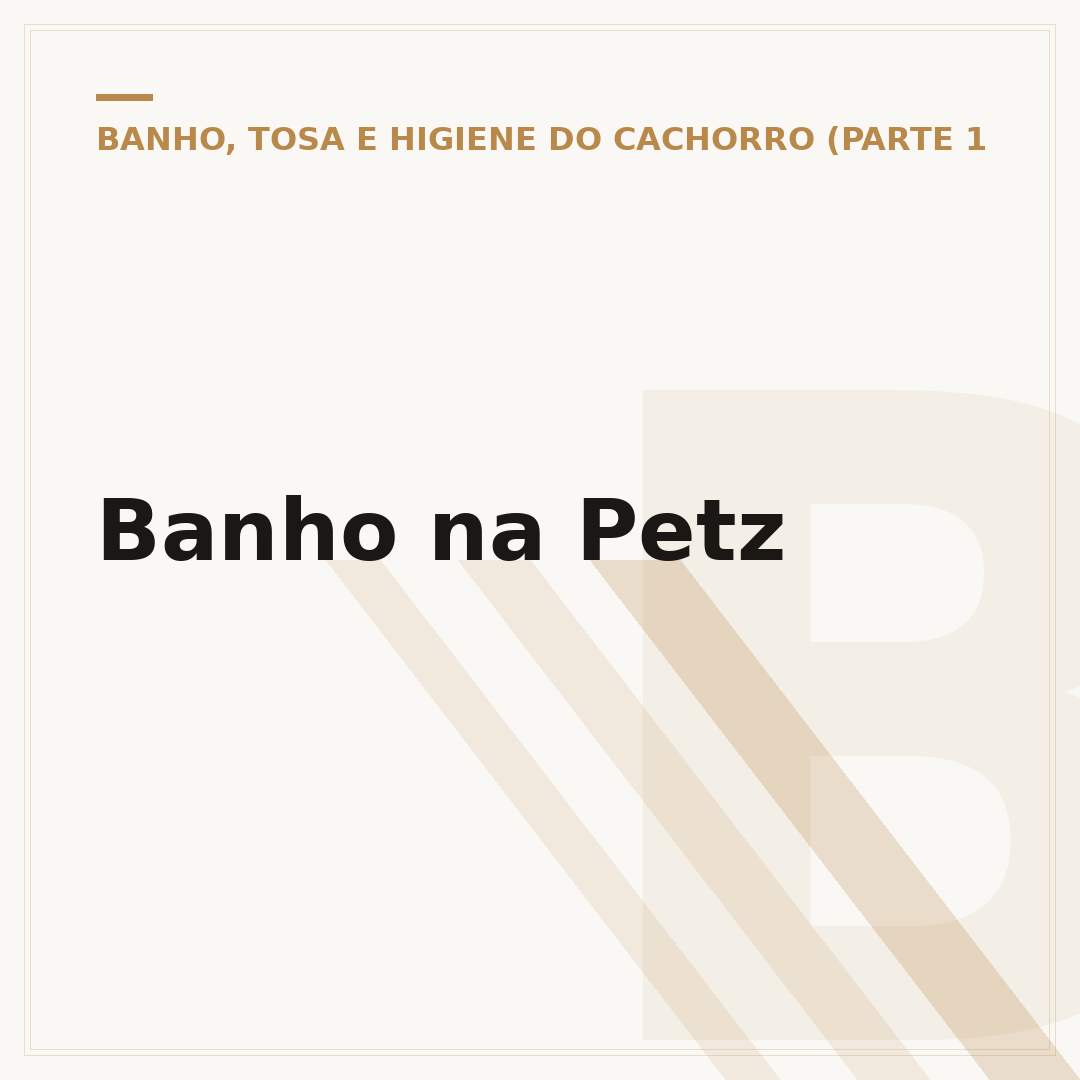 Banho na Petz