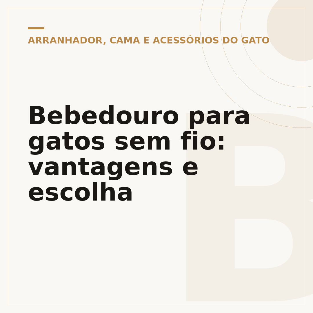 Bebedouro para gatos sem fio: vantagens e escolha