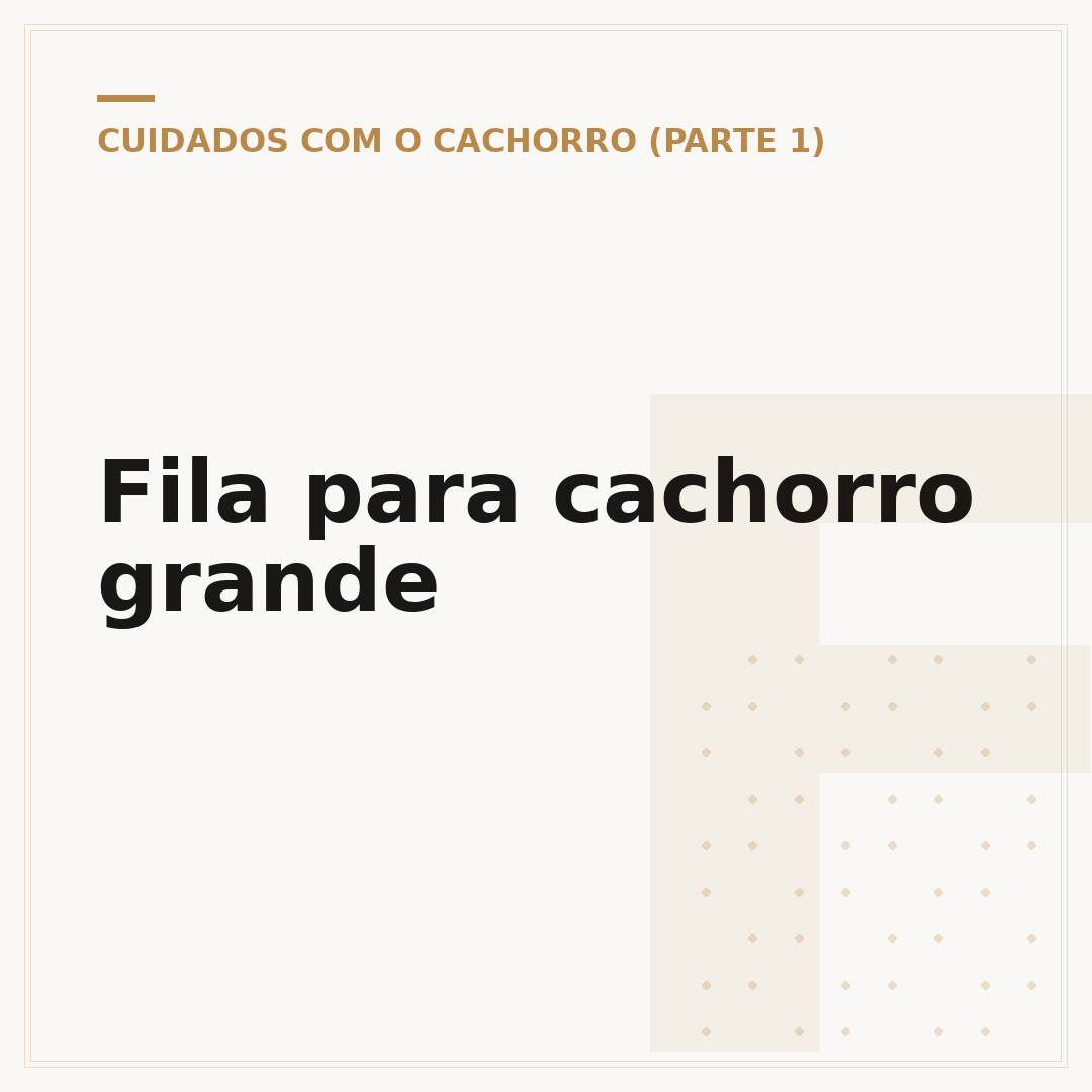 Fila para cachorro grande