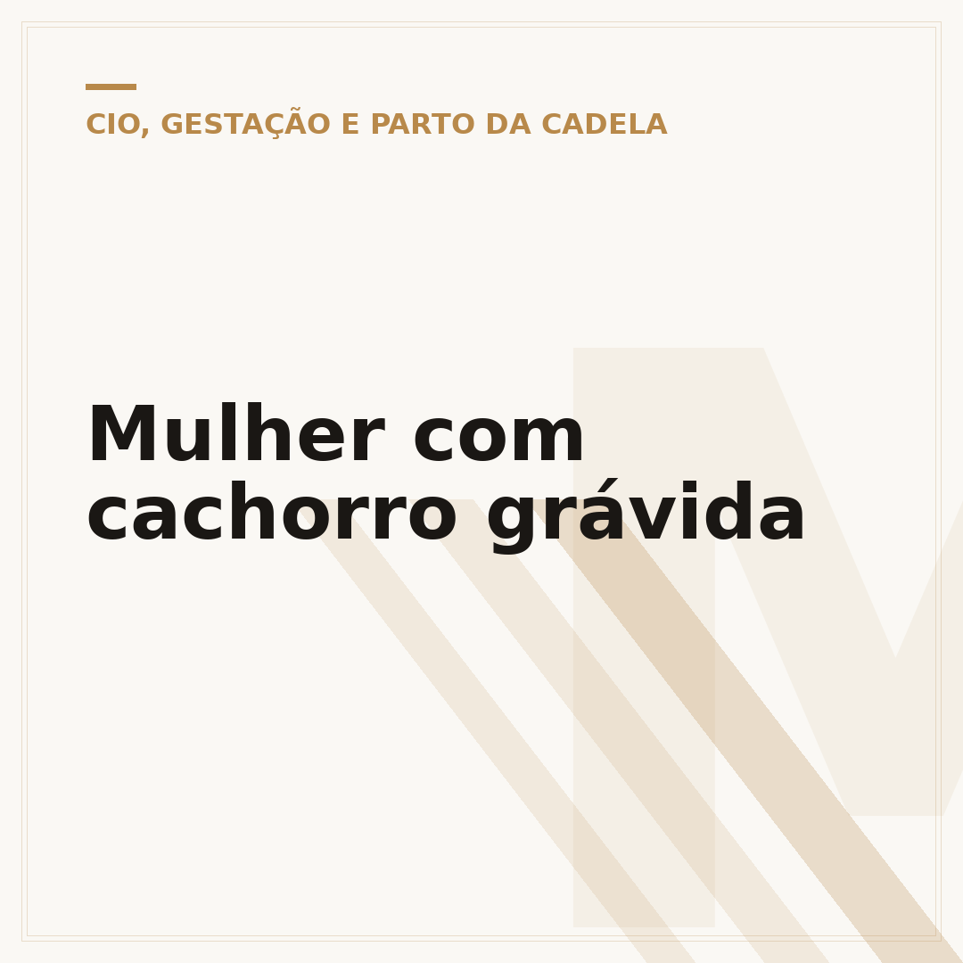 Mulher com cachorro grávida