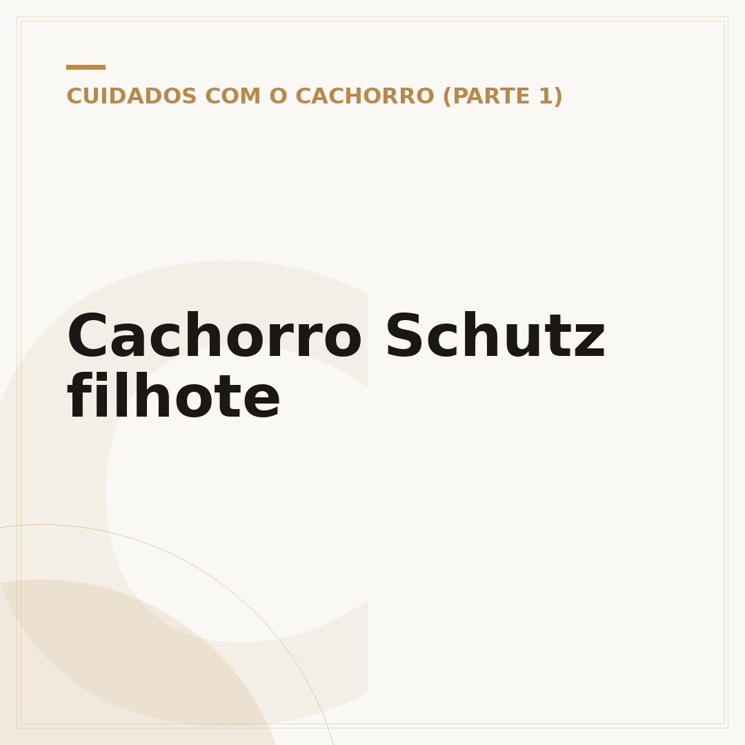 Cachorro Schutz filhote