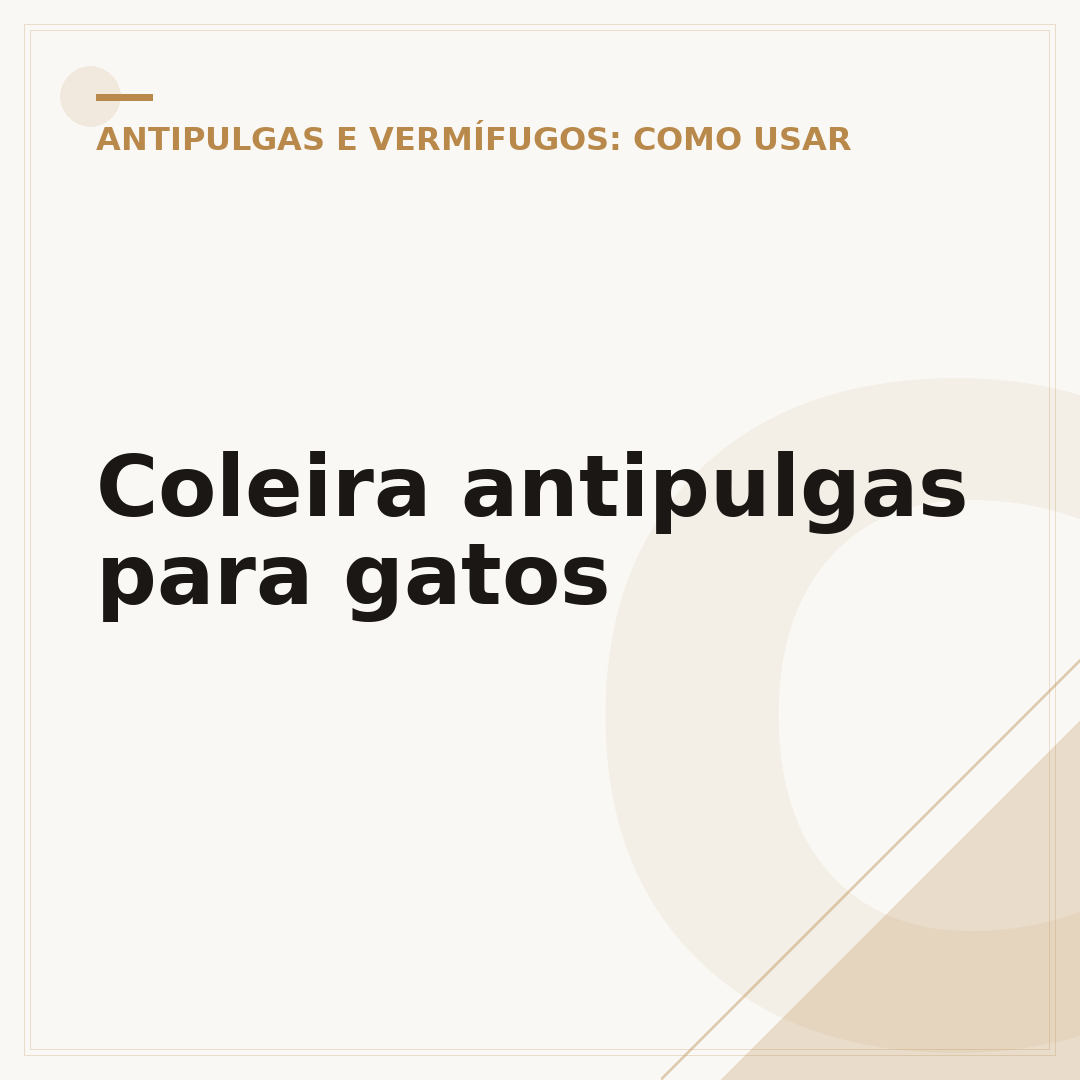 Coleira antipulgas para gatos