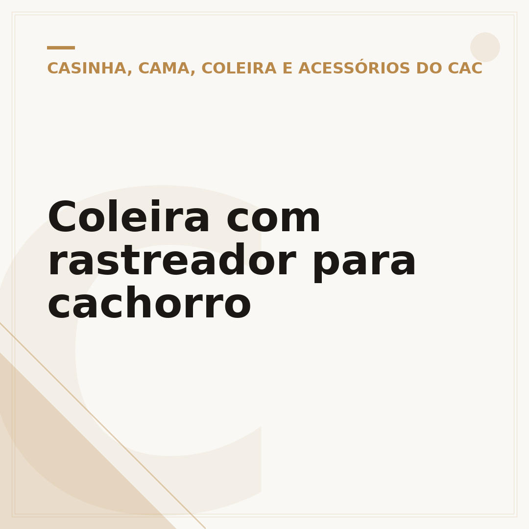 Coleira com rastreador para cachorro
