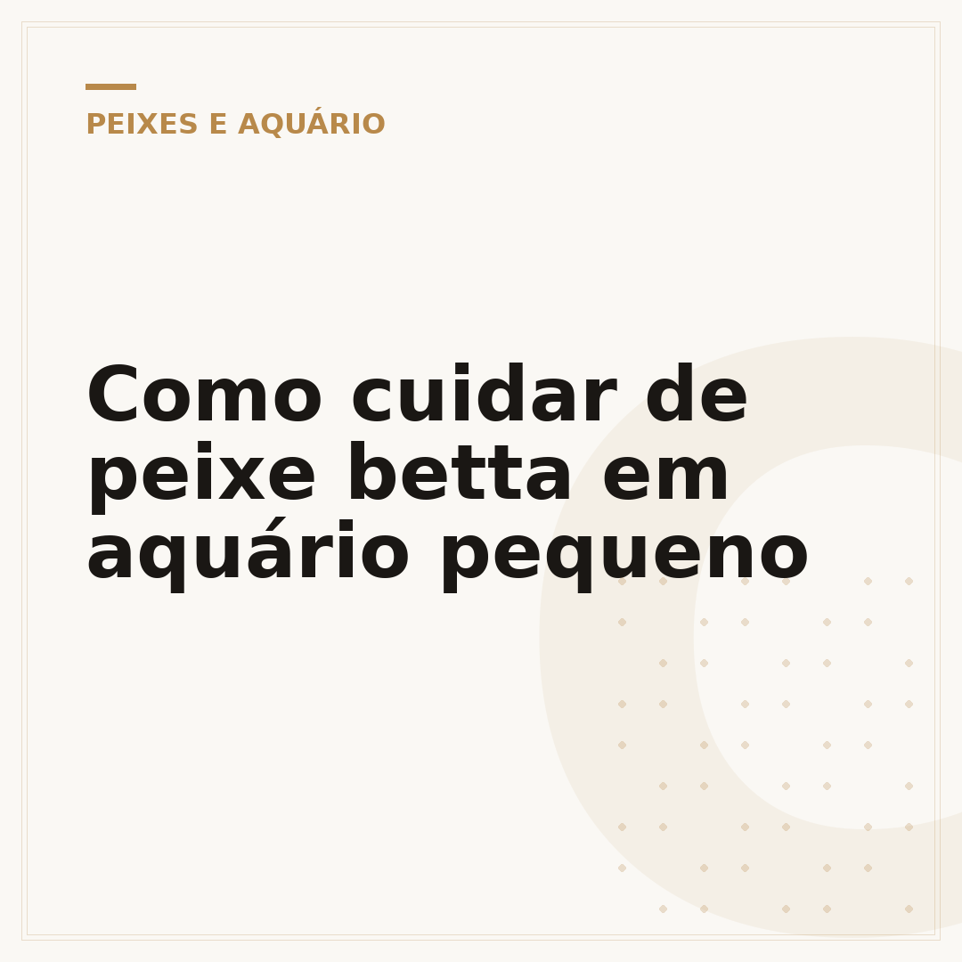 Como cuidar de peixe betta em aquário pequeno