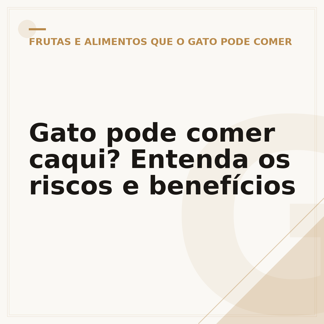 Gato pode comer caqui? Entenda os riscos e benefícios