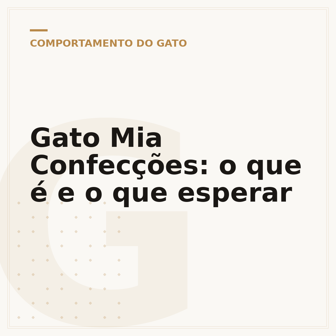 Gato Mia Confecções: o que é e o que esperar