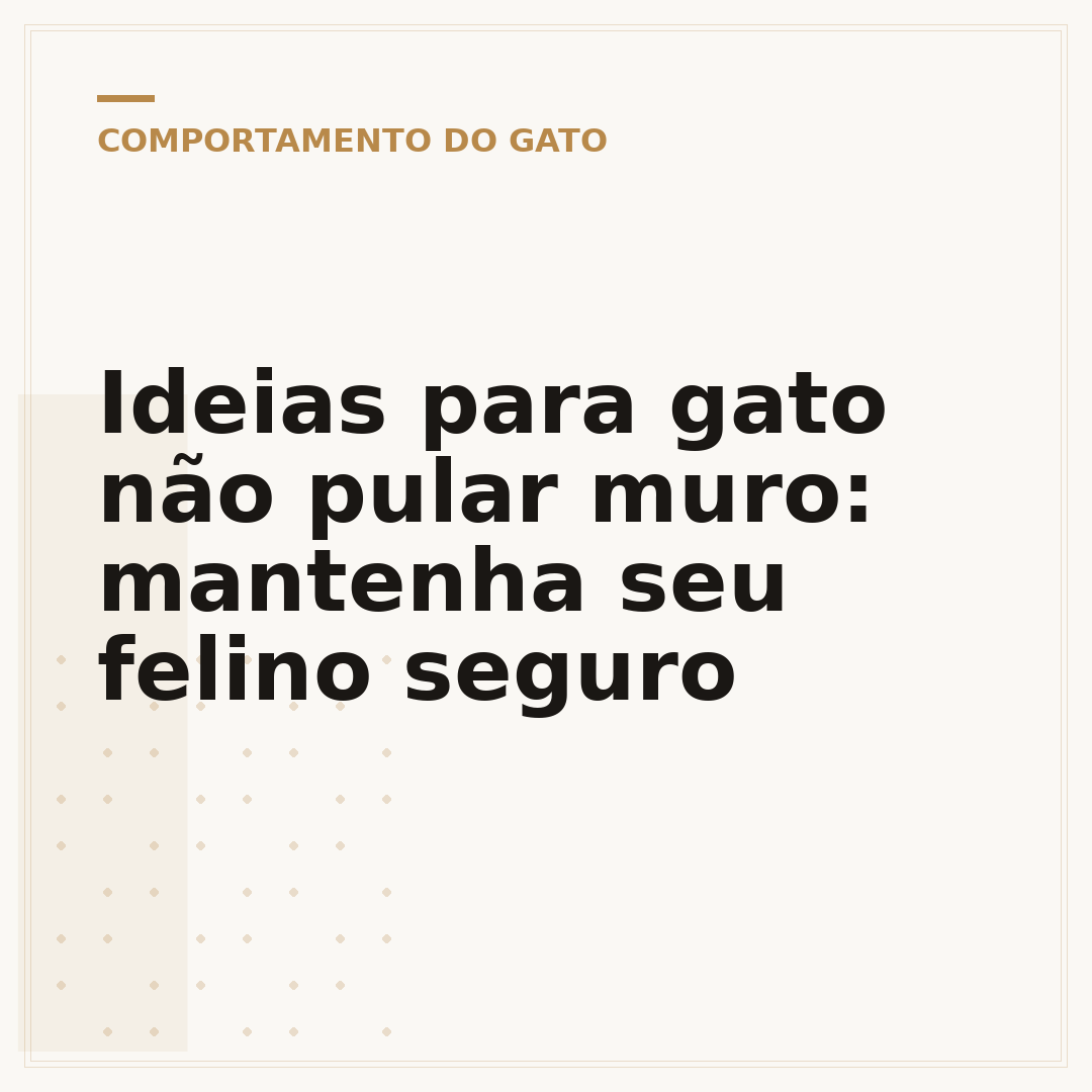 Ideias para gato não pular muro: mantenha seu felino seguro