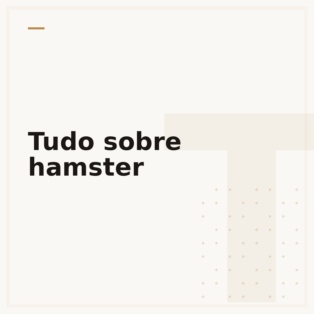 Tudo sobre hamster