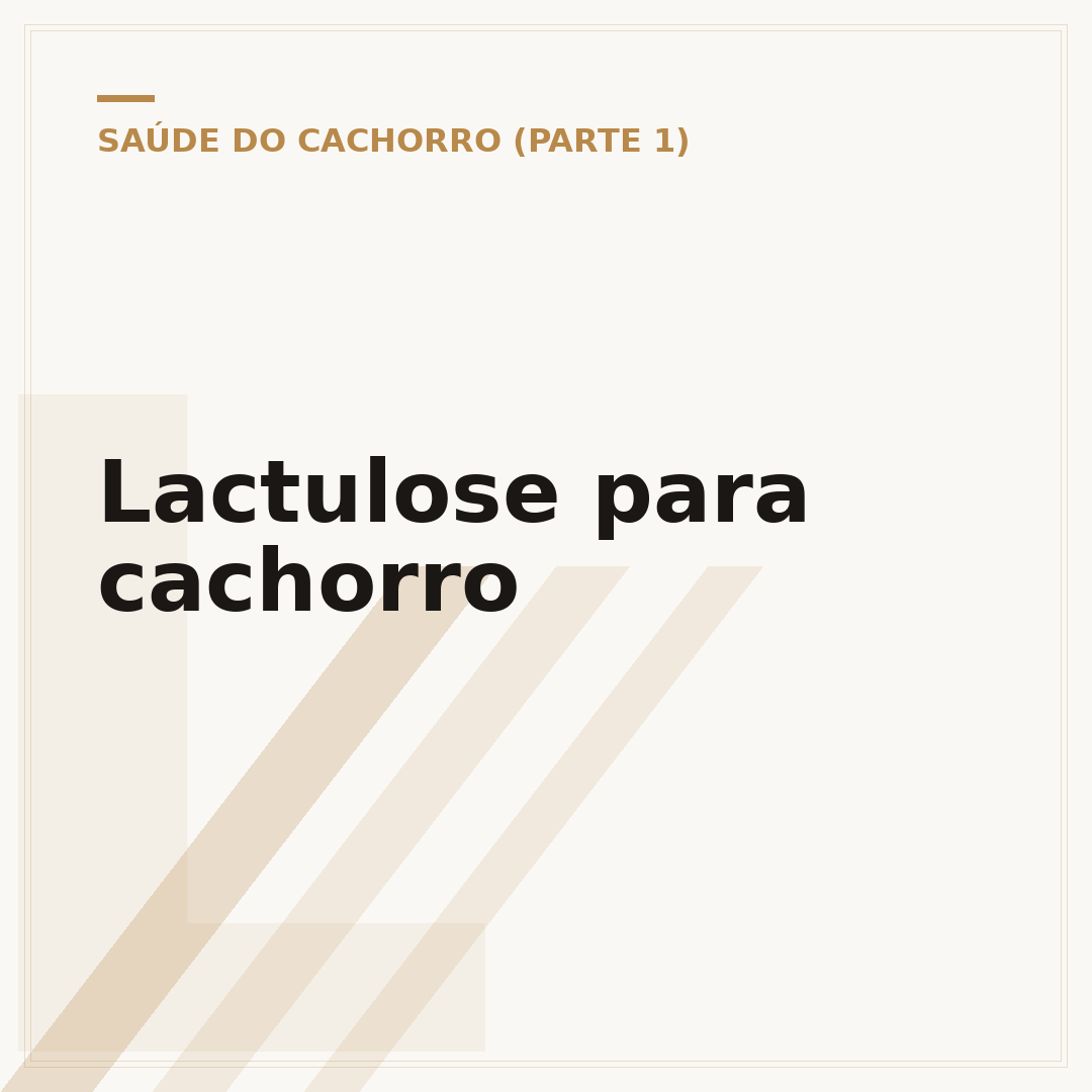 Lactulose para cachorro