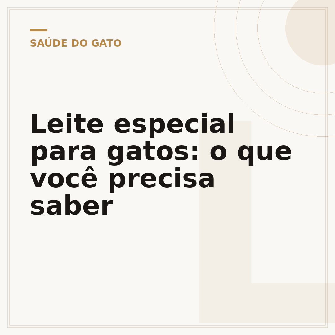 Leite especial para gatos: o que você precisa saber