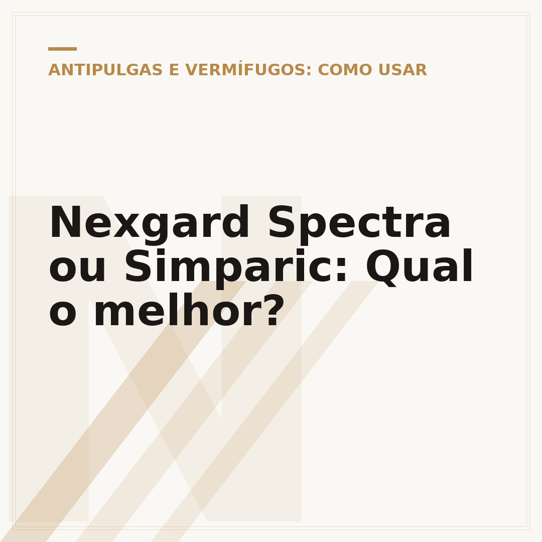 Nexgard Spectra ou Simparic: Qual o melhor?