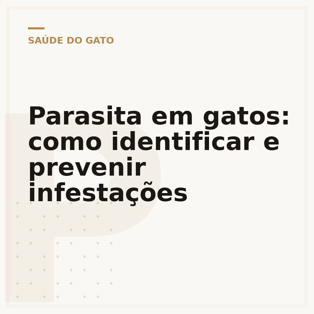 Parasita em gatos: como identificar e prevenir infestações