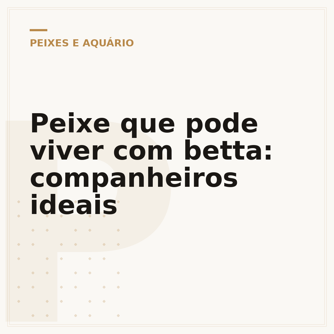 Peixe que pode viver com betta: companheiros ideais