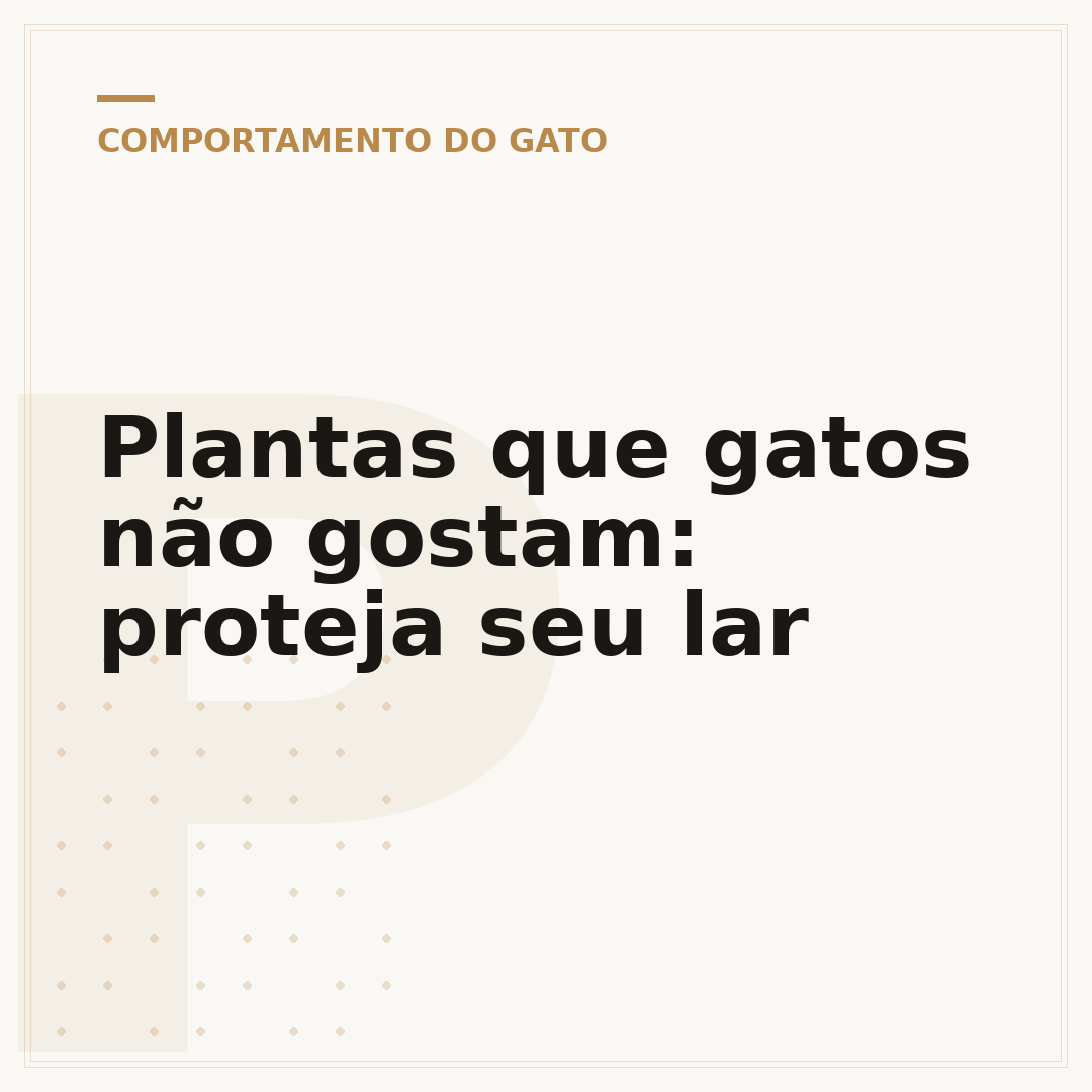 Plantas que gatos não gostam: proteja seu lar