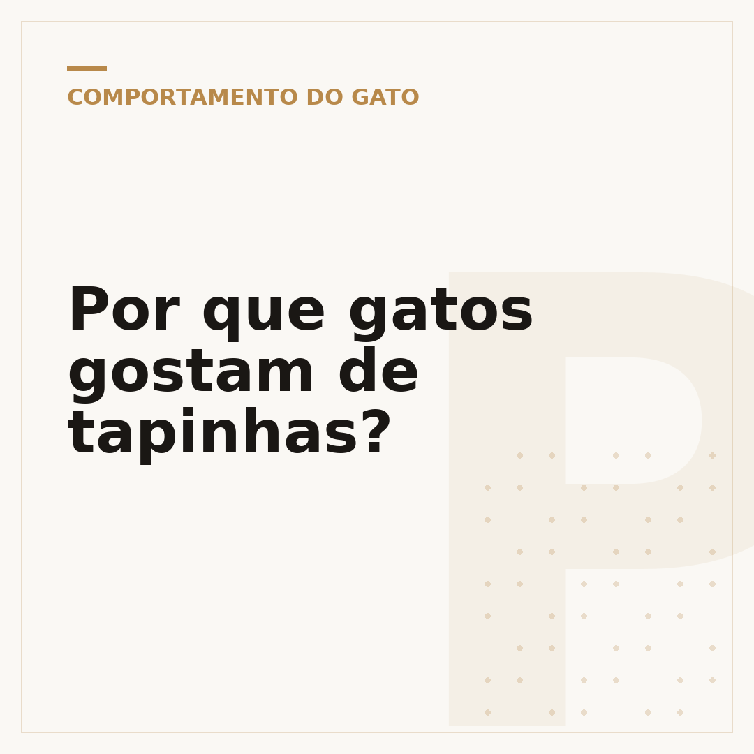 Por que gatos gostam de tapinhas?