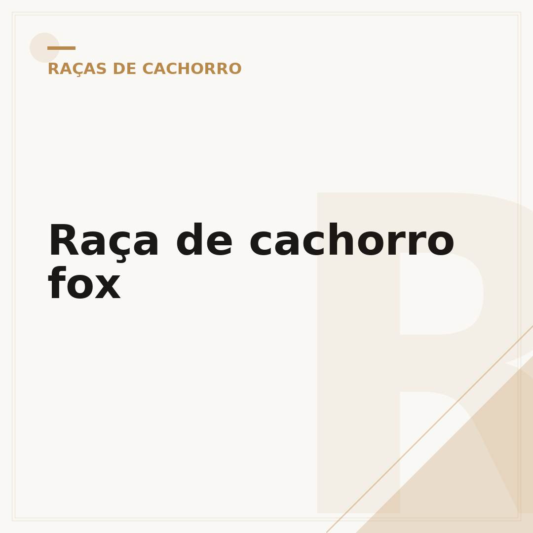 Raça de cachorro fox