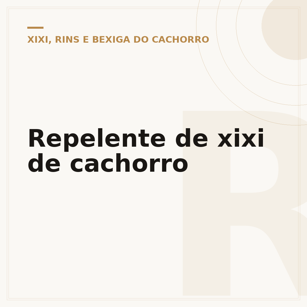 Repelente de xixi de cachorro