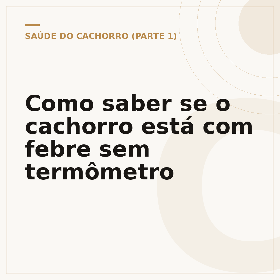 Como saber se o cachorro está com febre sem termômetro
