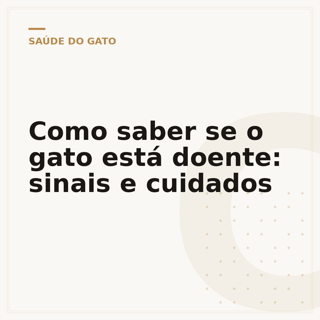 Como saber se o gato está doente: sinais e cuidados