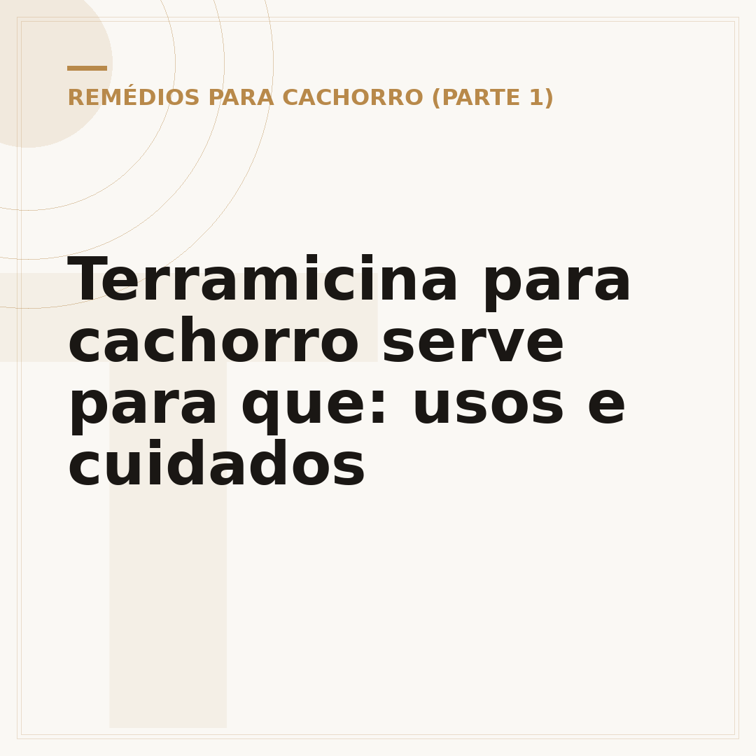 Terramicina para cachorro serve para que: usos e cuidados