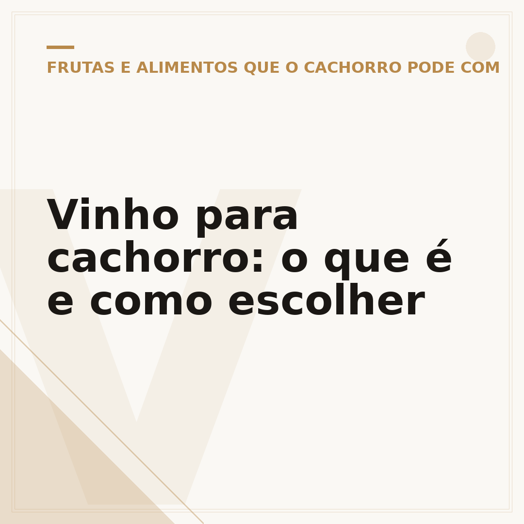 Vinho para cachorro: o que é e como escolher